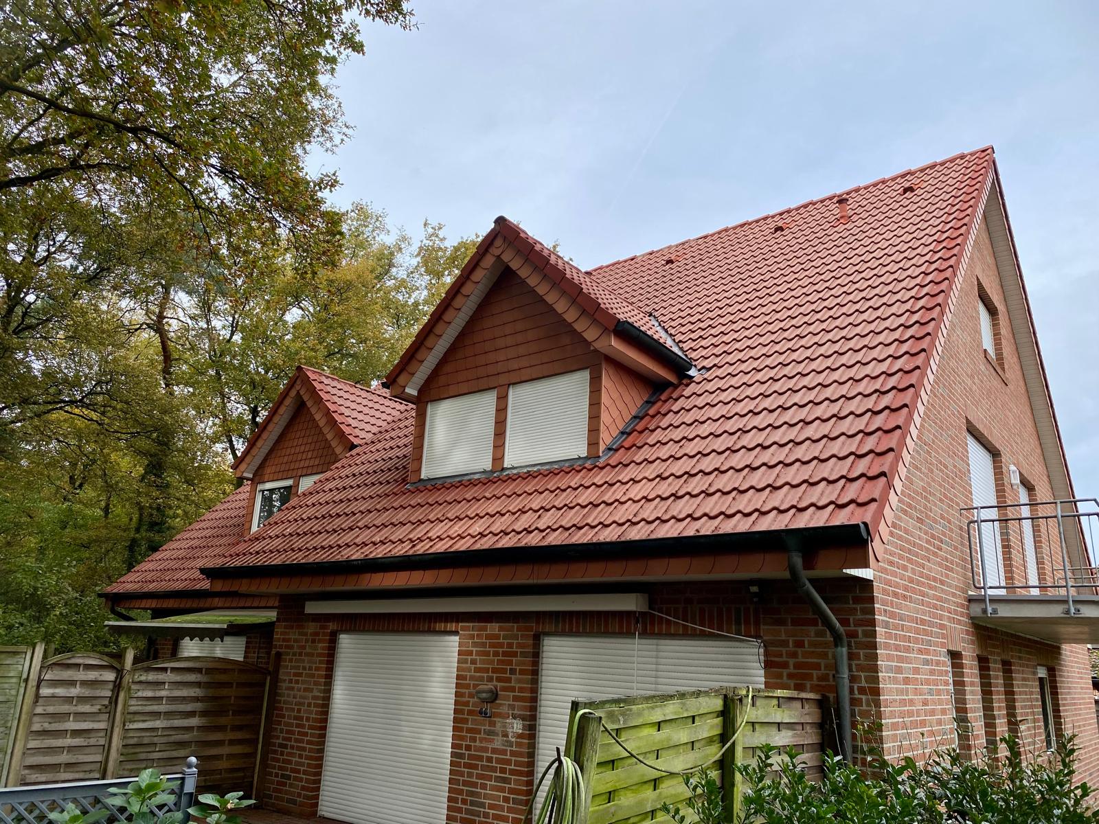 Dachreinigung Bad Bentheim Nachher: Sauberes Dach.